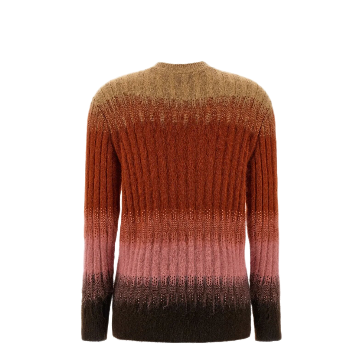 Ribbed Logo Embroidered Knit Sweater - Image 2