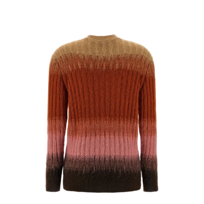 Ribbed Logo Embroidered Knit Sweater - Image 2