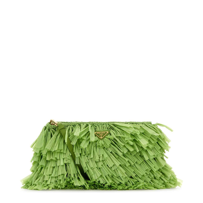 Grass Green Crochet Clutch - Image 1
