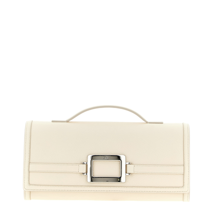 Belle Vivier Clutch Ivory - Image 1