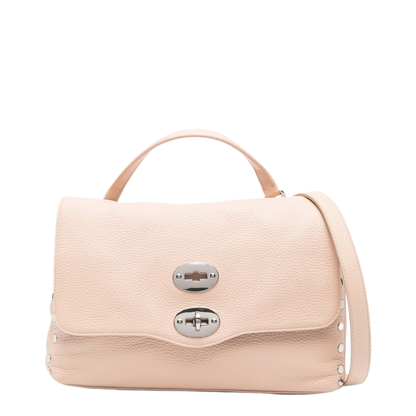 Postina Daily Small Leather Top-Handle Bag - Pink Dahlia - Image 1