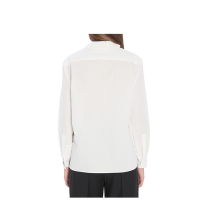 Crumpled Poplin Blouse - Image 4