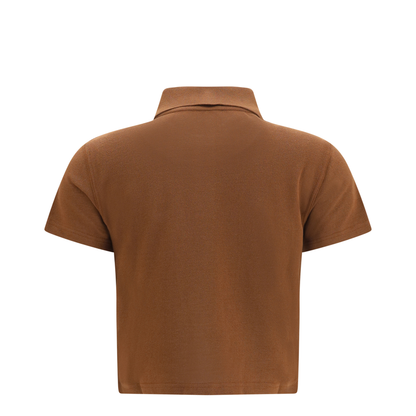 Cassandre Short Cotton Piqué Polo Shirt - Image 2