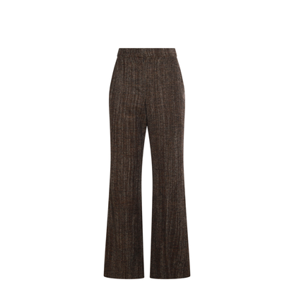 Rust Wool and Alpaca Trousers - Image 1