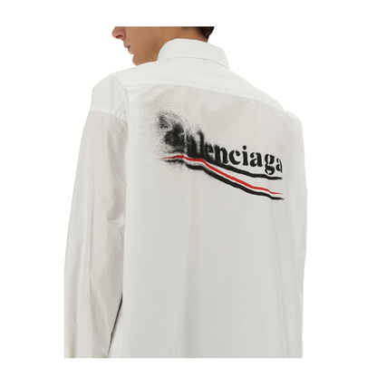 Cotton Poplin Texture Shirt - Image 4