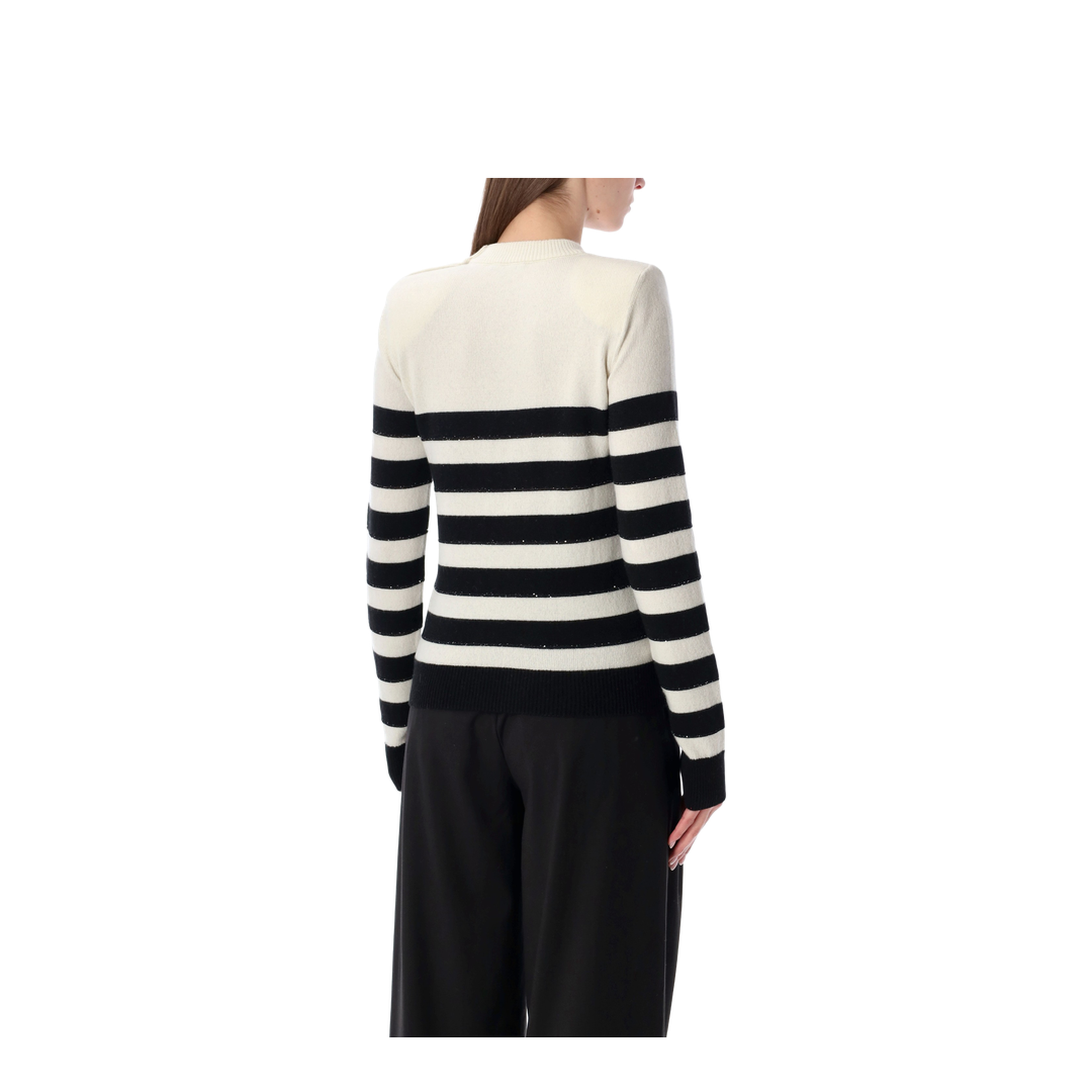 Striped Buttoned Knit - Image 2