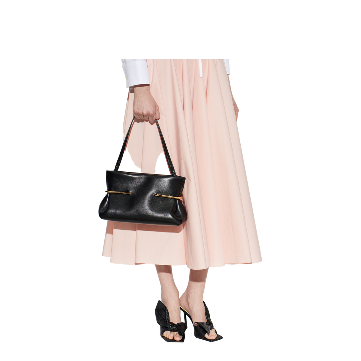 Pinch Nappa Leather Clutch - Noir - Image 2
