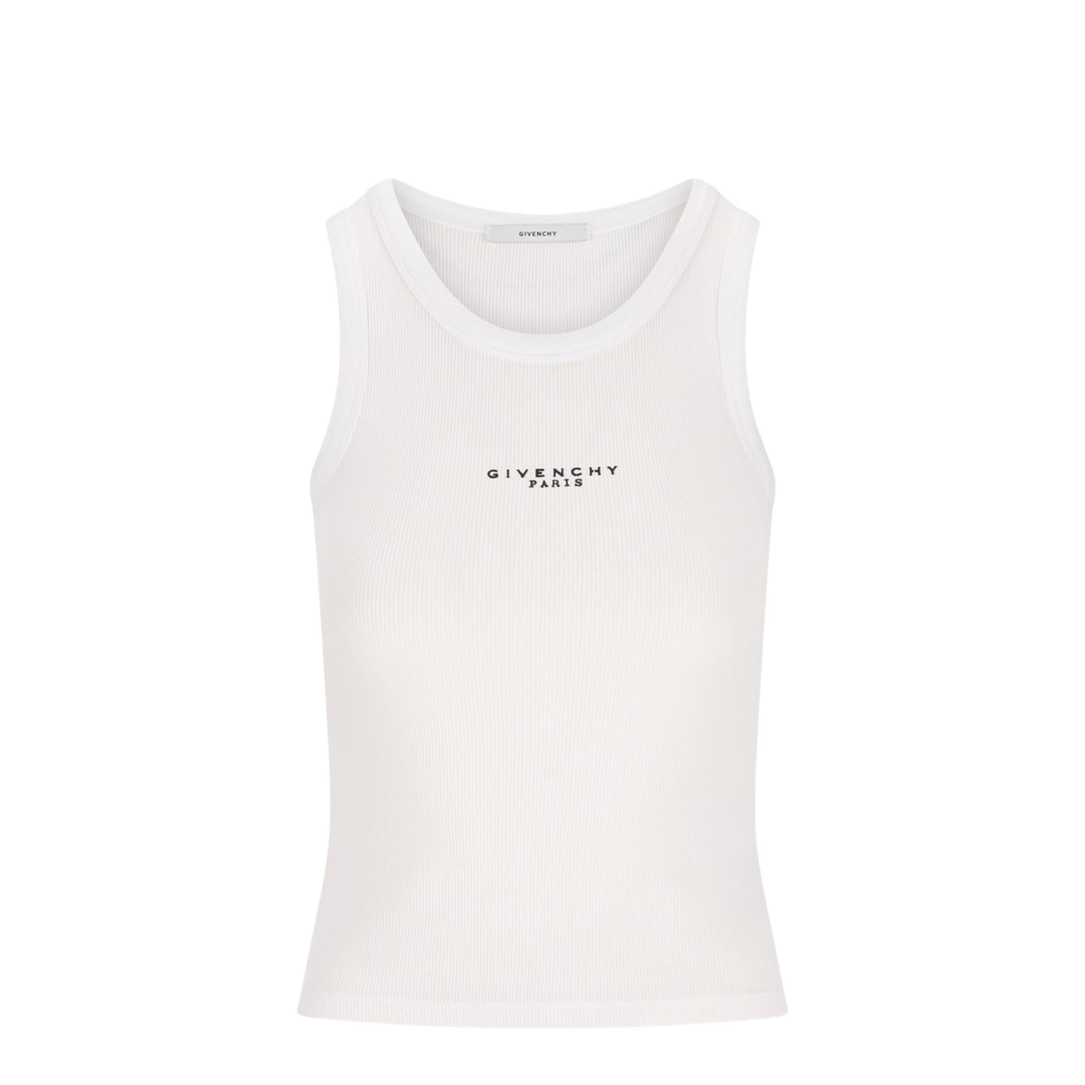Logo Ribbed Tank Top - Image 1