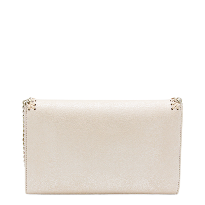Falabella Polyester Wallet On Chain - Gold - Image 5