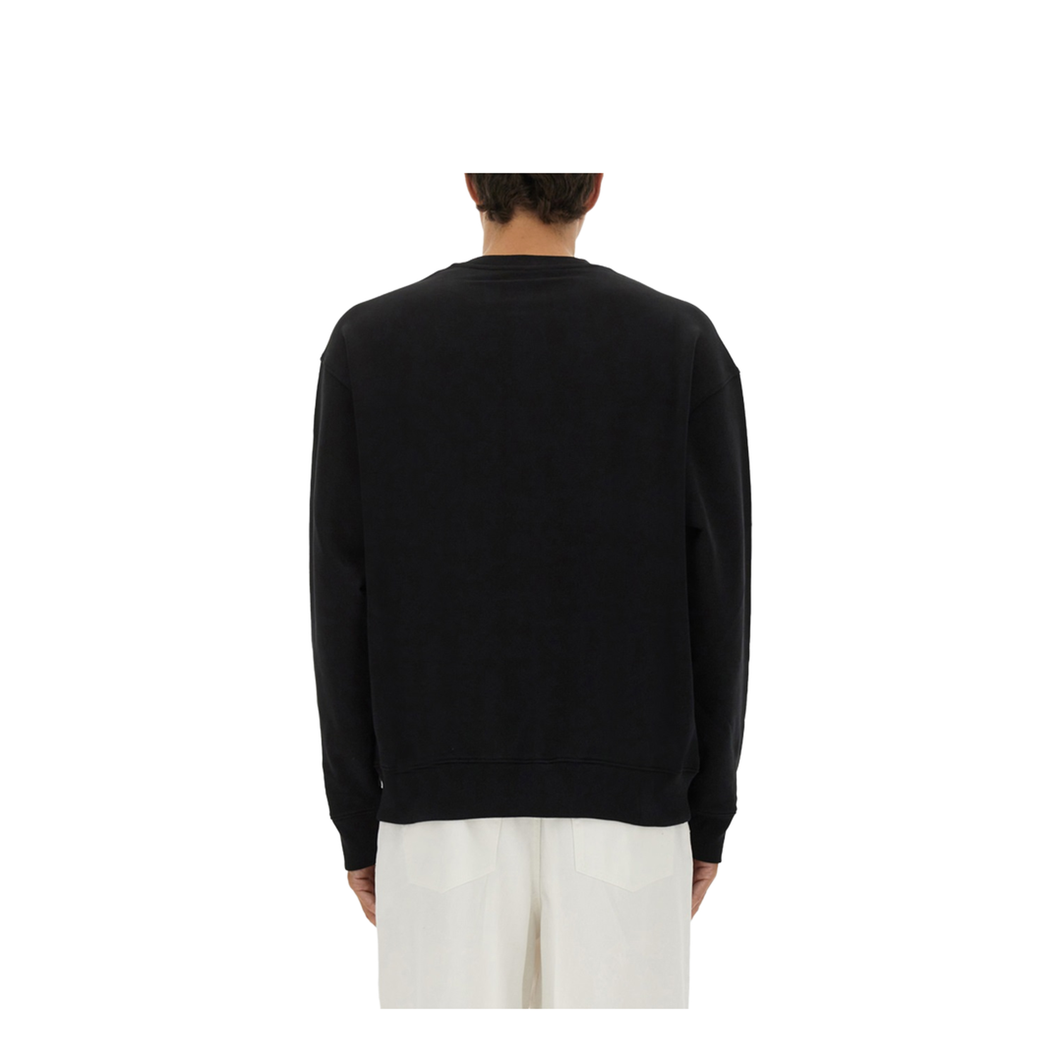 Sweatshirt with Laurel Crown Logo Embroidery - Image 3