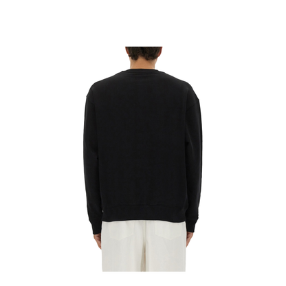 Sweatshirt with Laurel Crown Logo Embroidery - Image 3