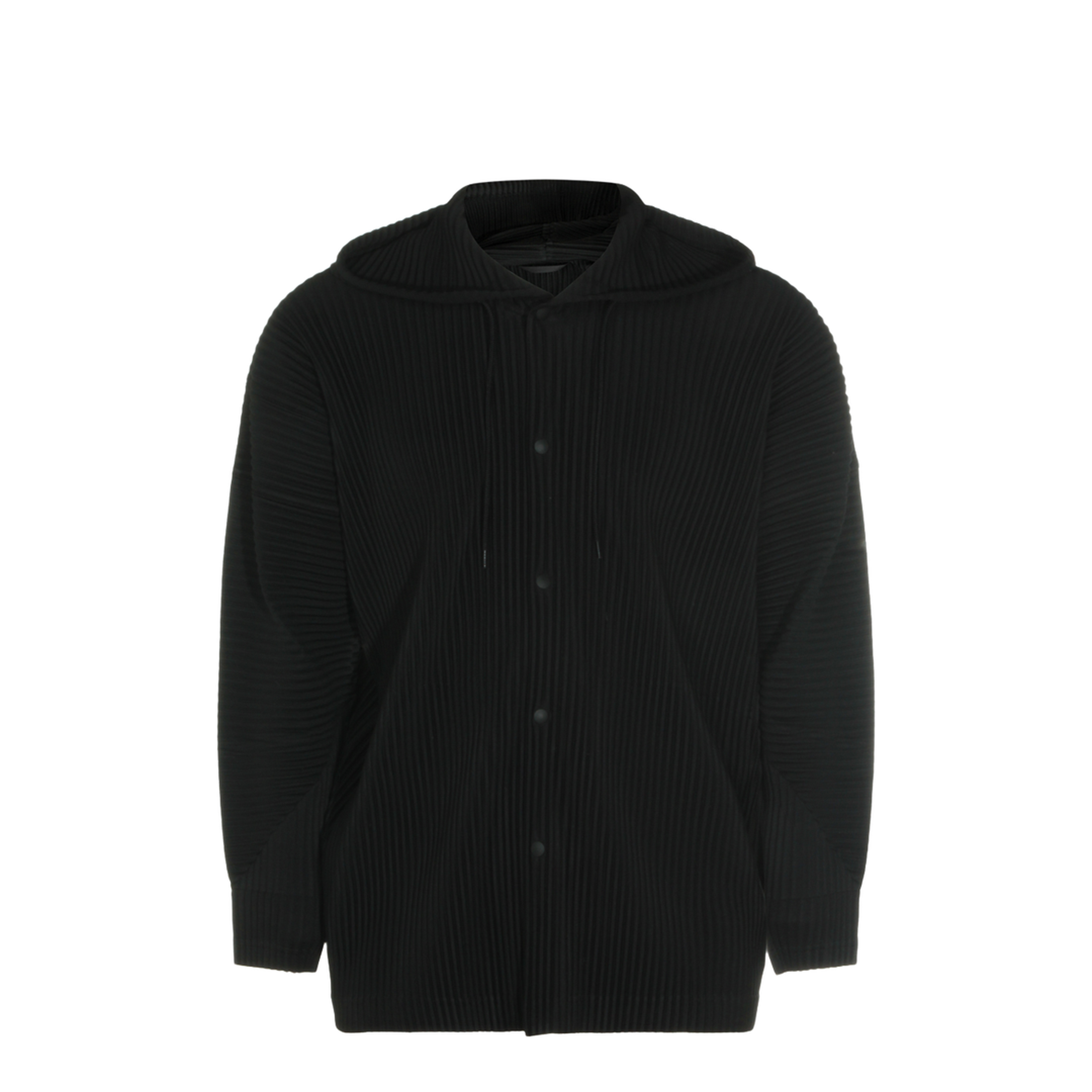 Pleated Sweatshirt with Buttons - Image 2