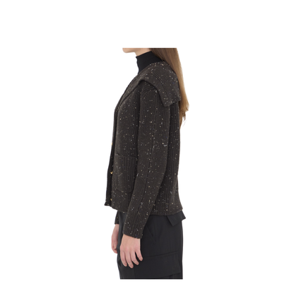 English Rib Wool Cardigan - Image 3