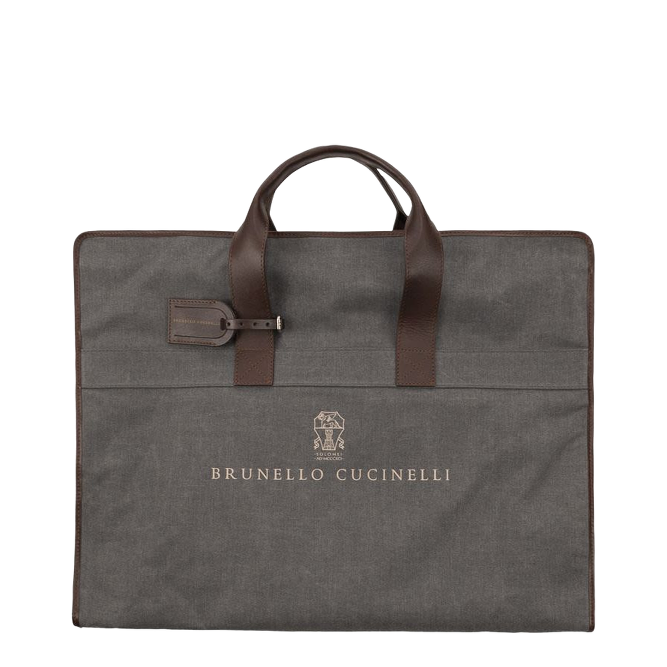 Leather Trimming Suit Carrier - Image 1