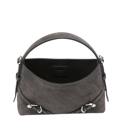 Voyou Leather Mini Bag Grey - Image 5