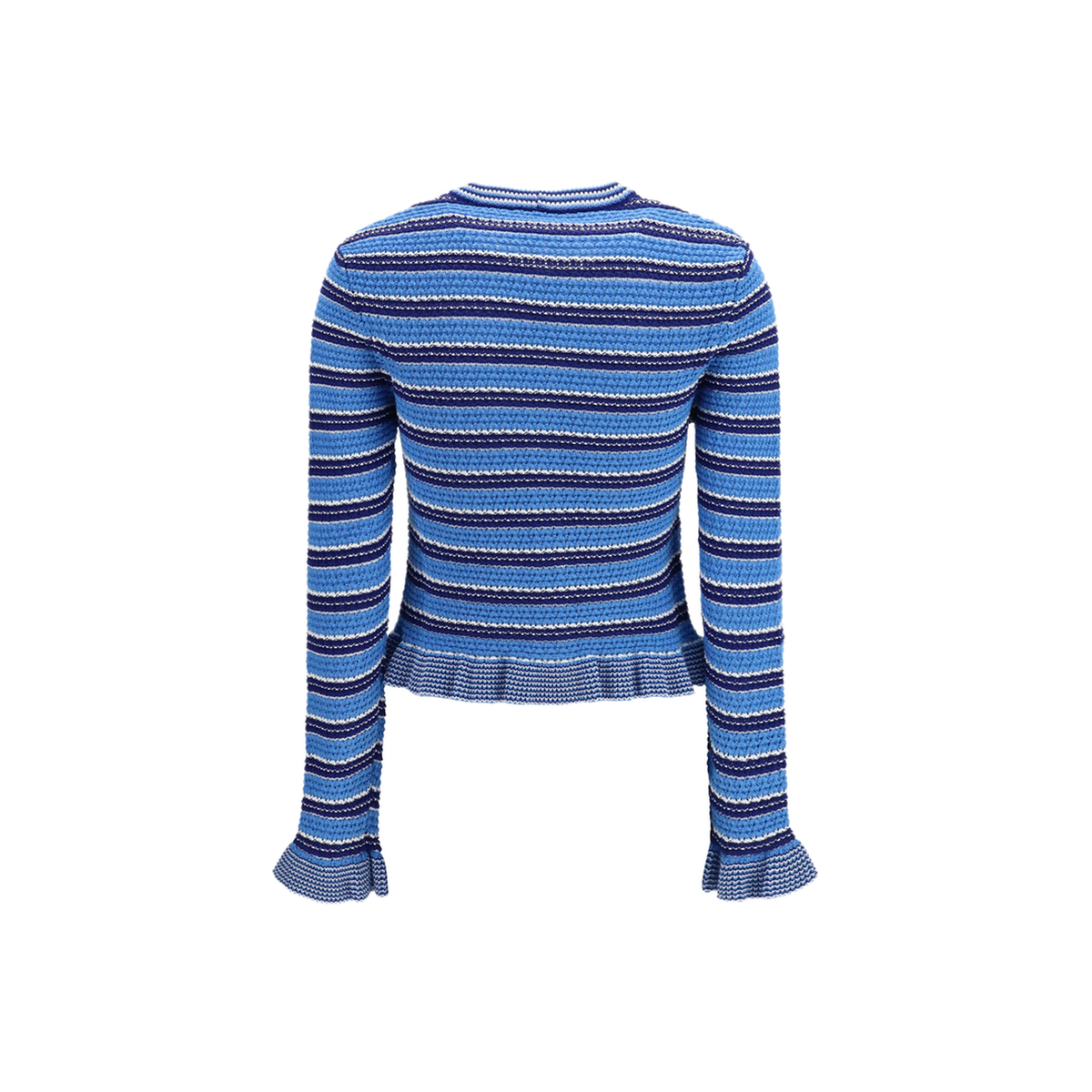 Striped Cotton Cardigan - Image 2