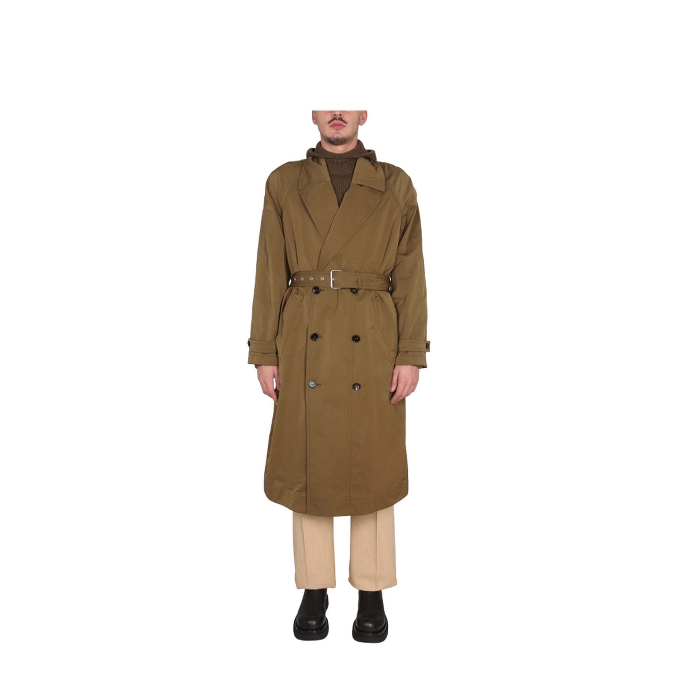 Nylon Folding Trench Coat - Image 1