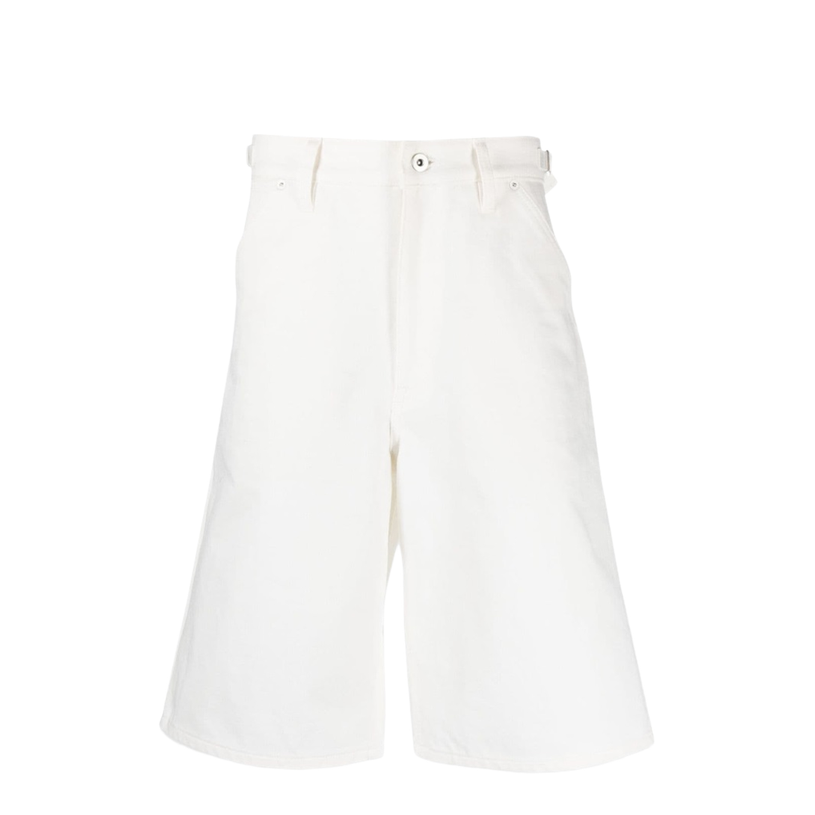 Denim Wide Shorts - Image 4