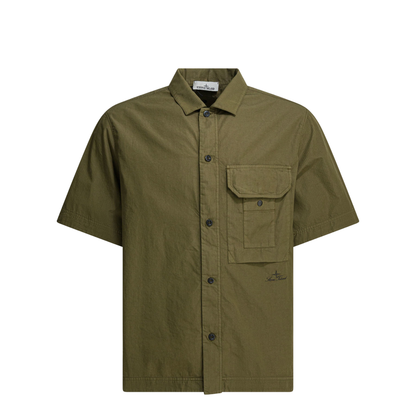 Cotton Short-Sleeved Shirt - Image 1