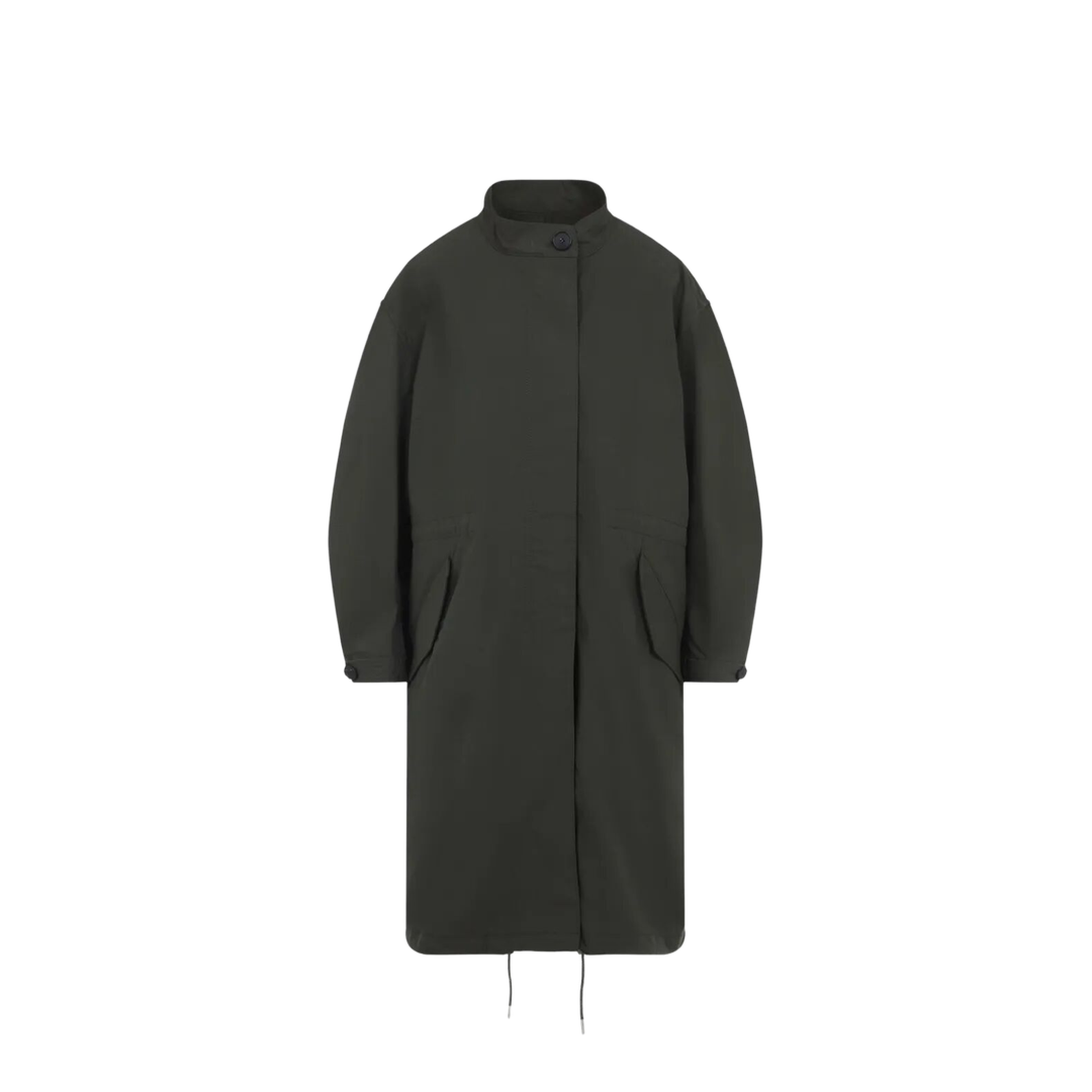 Cotton Parka with Stamp Print - Image 1