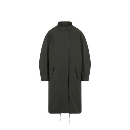 Cotton Parka with Stamp Print - Image 1