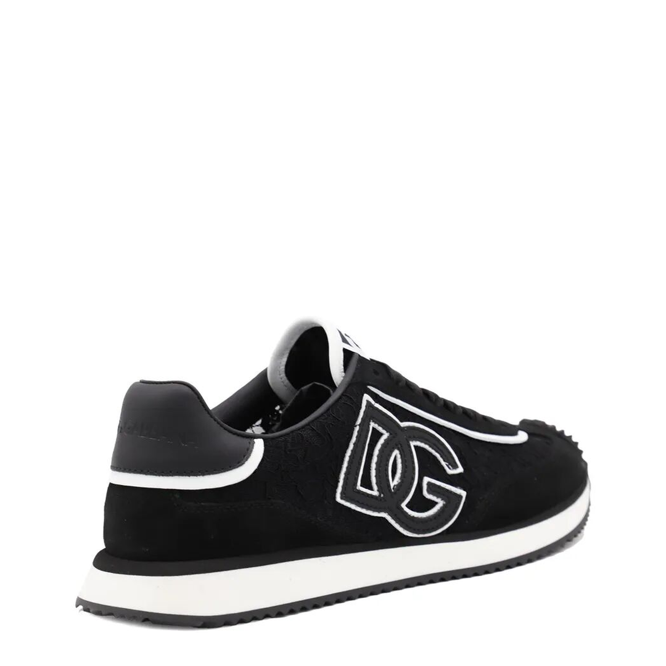 Cushion Lace-Detailed Suede Sneakers - Image 3