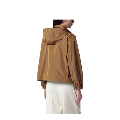 Reversible Jacket Blue/Caramel in Cotton Gabardine - Image 2