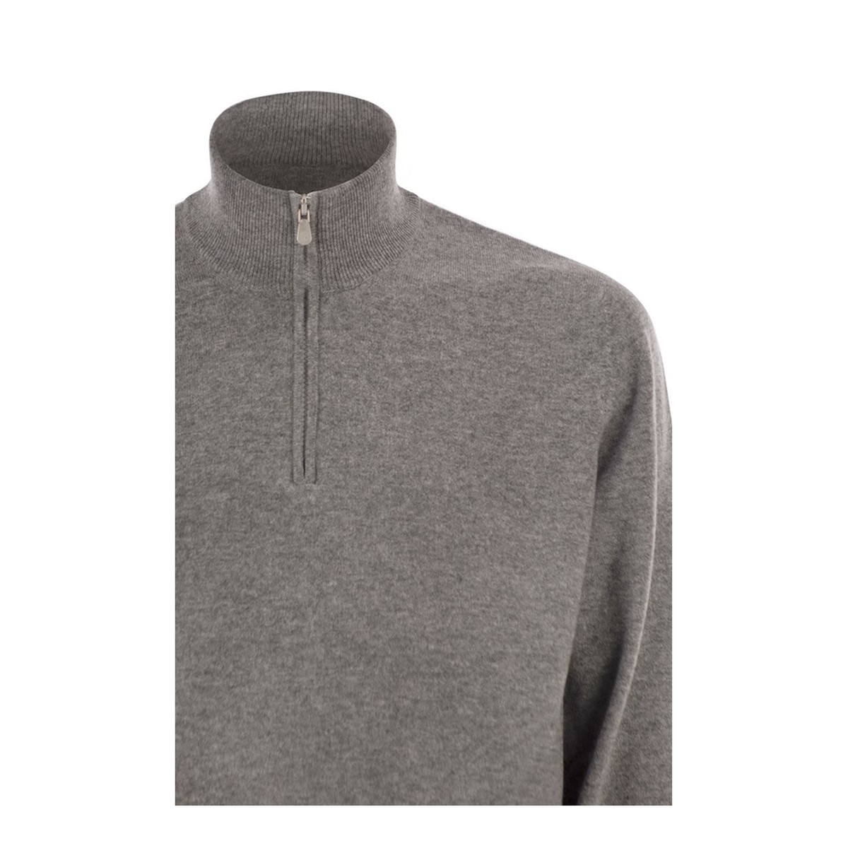 Cashmere Half Zip Sweater - Image 4