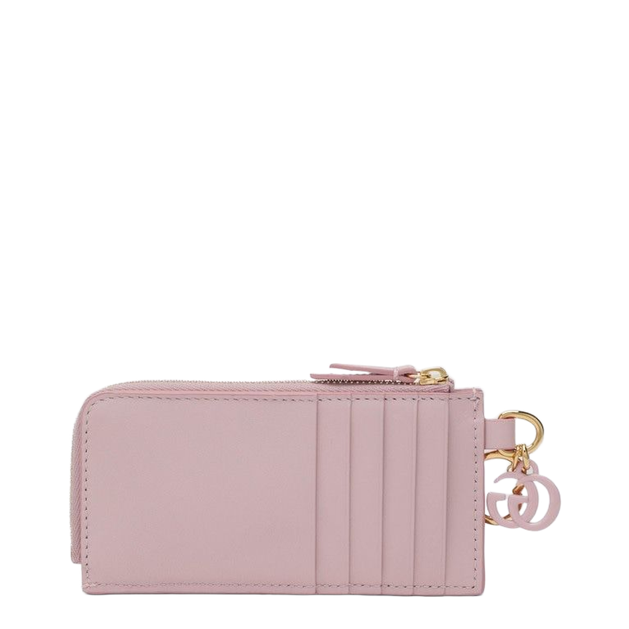 Card Case Double G Leather Pink - Image 2
