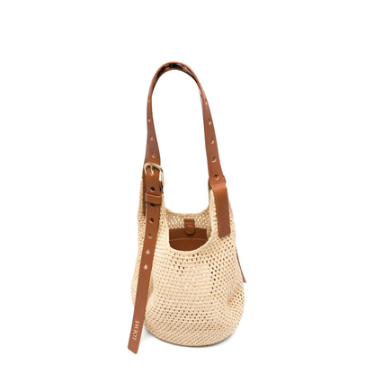 Paula’s Ibiza Small Raffia Hobo - Raffia - Natural/Tan - Image 2
