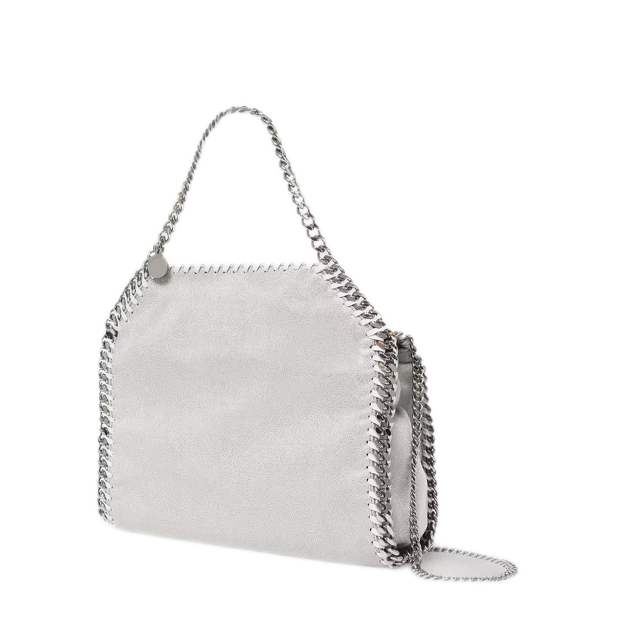 Falabella Mini Polyester Tote - Pearl Grey - Image 2