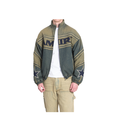 Sport Denim Track Jacket - Image 2