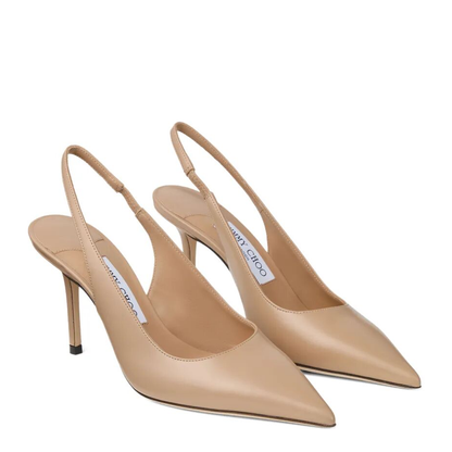 Sling Back 85 Leather Pumps - Image 2