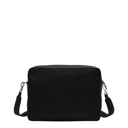 Re-Nylon and Saffiano Leather Shoulder Bag - Black - Image 2