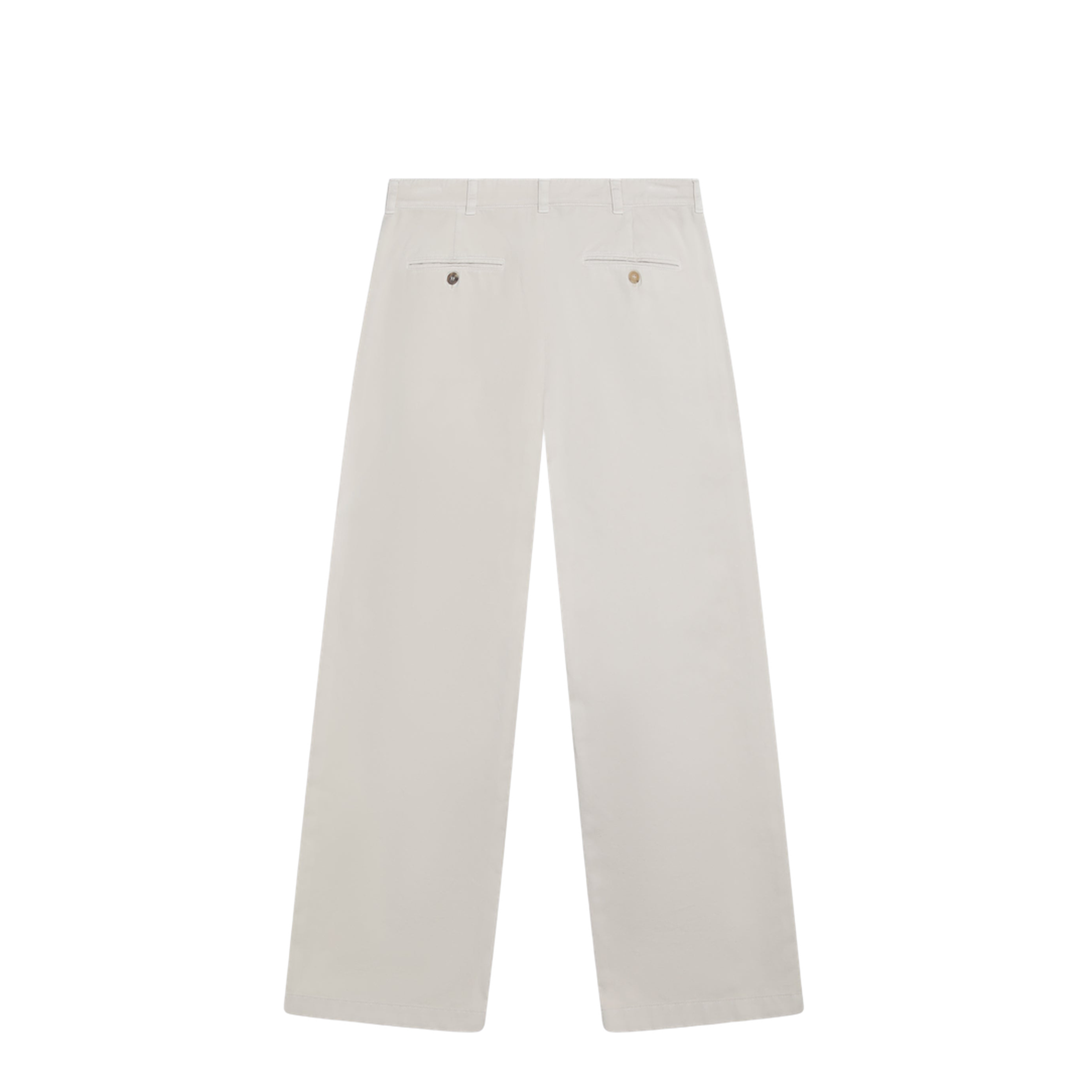 Sand-Colored Trousers In Gabardine - Image 2
