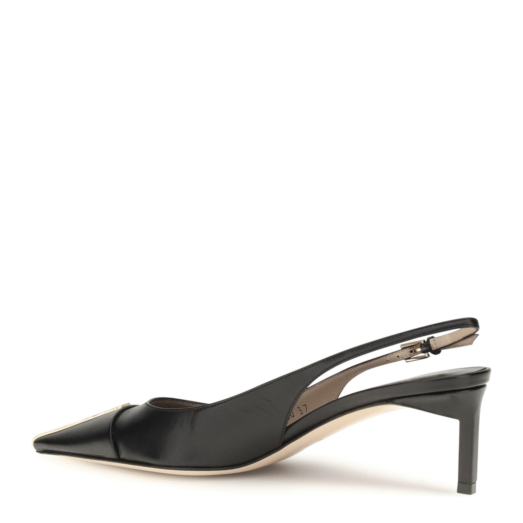 Leather Slingback Pumps - Image 3