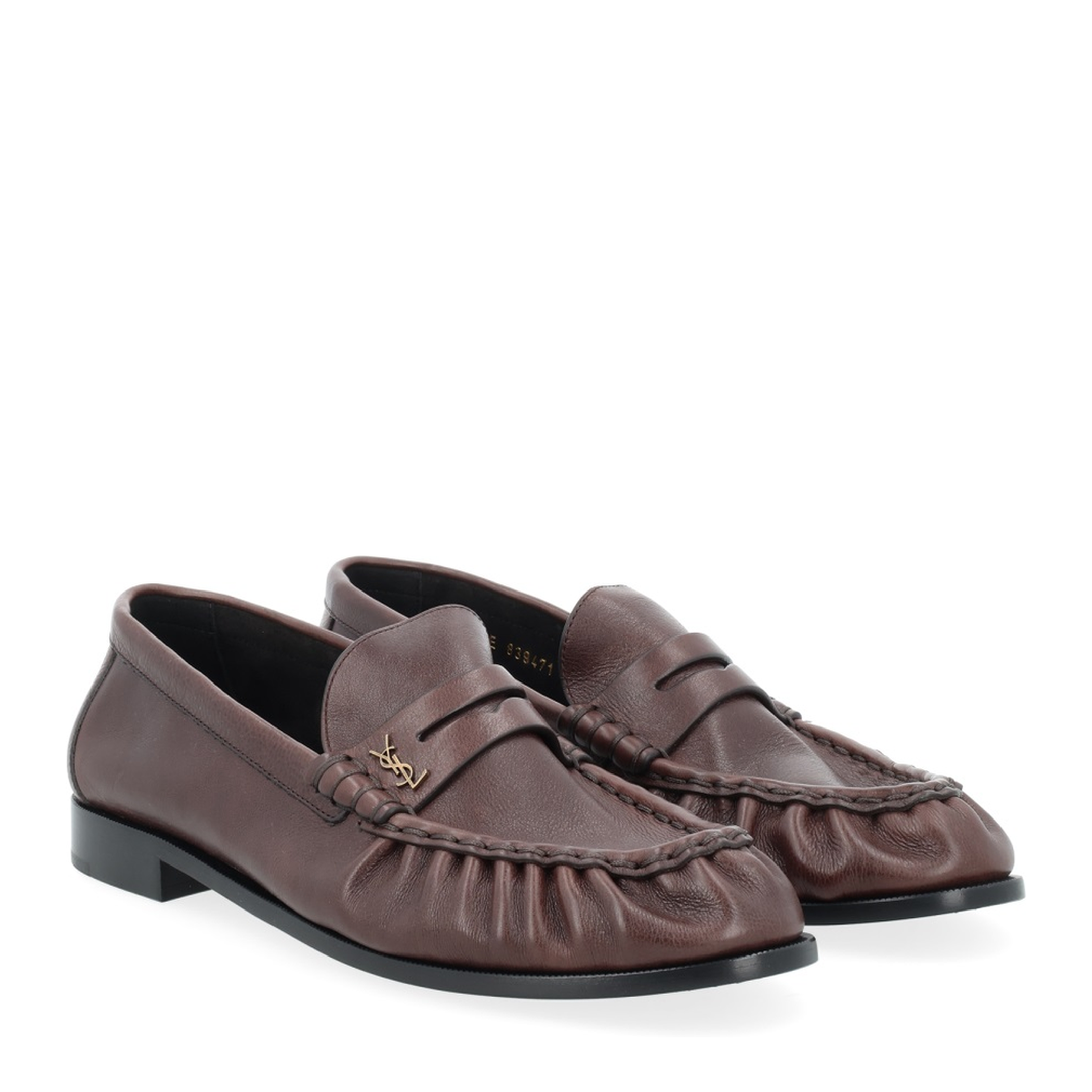 Loafer Supple In Matte Leather In Brown - Image 2