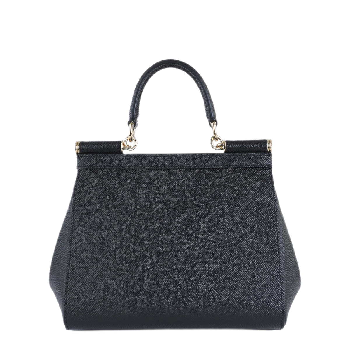 Sicily Small Calfskin Handbag - Black - Image 3