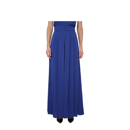 Wide Silk Tuxedo Pants - Image 1