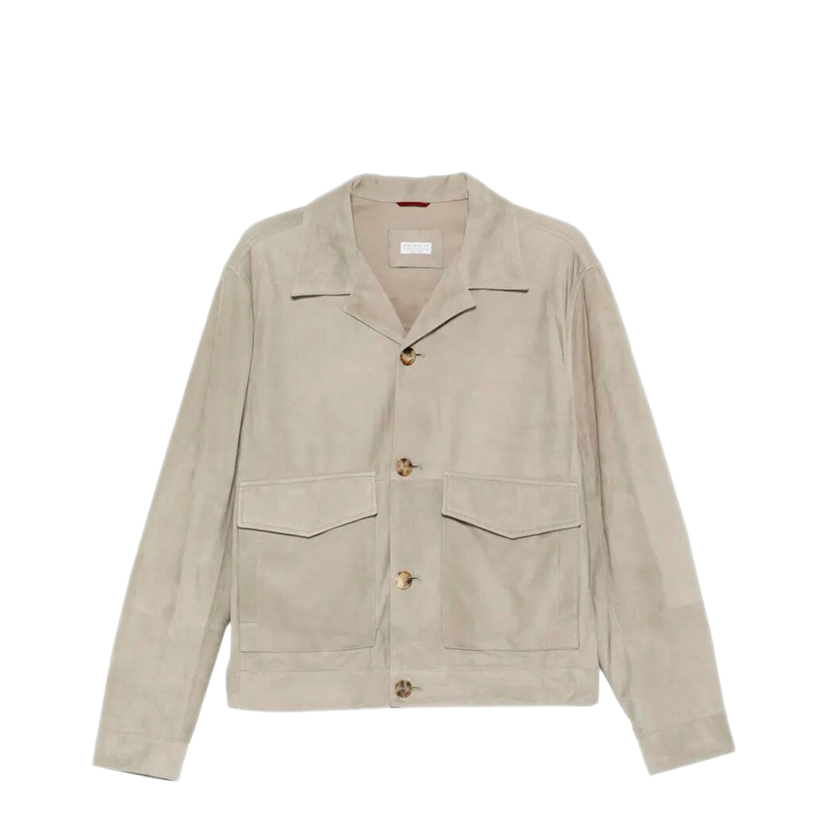 Men's Suede Jacket Beige - Image 1
