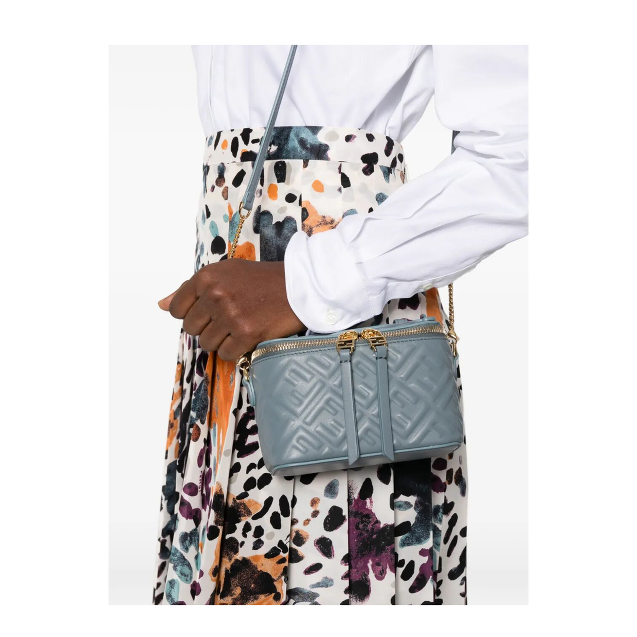 Vanity Nappa Leather Bag with FF Motif - Image 2