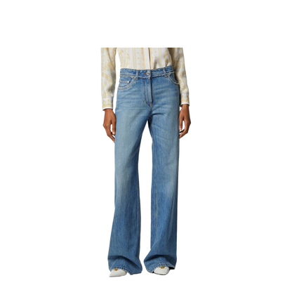 Women's Flared Denim Jeans - Image 4
