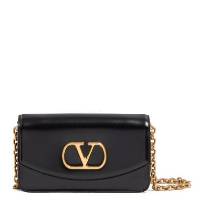 Vain In Shiny Calfskin Shoulder Bag - Image 1