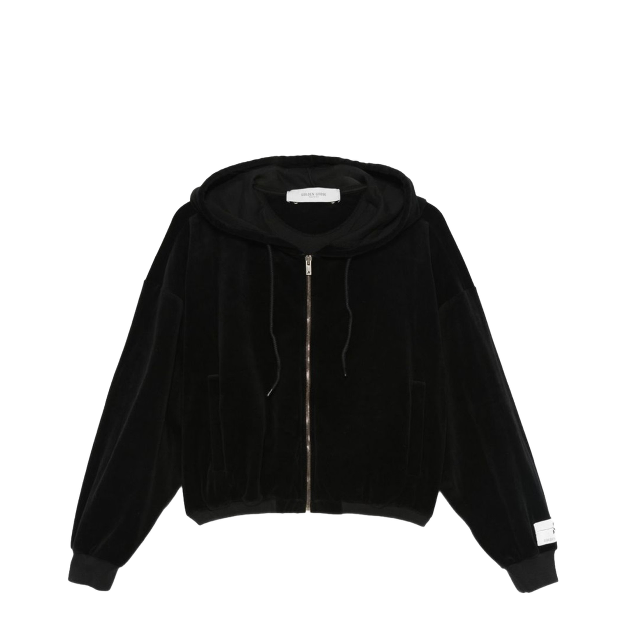 Zip-up Hoodie - Black - Image 1