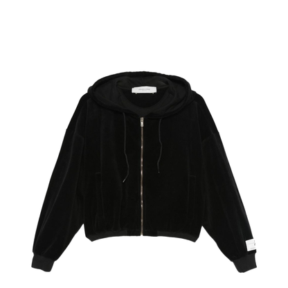 Zip-up Hoodie - Black - Image 1