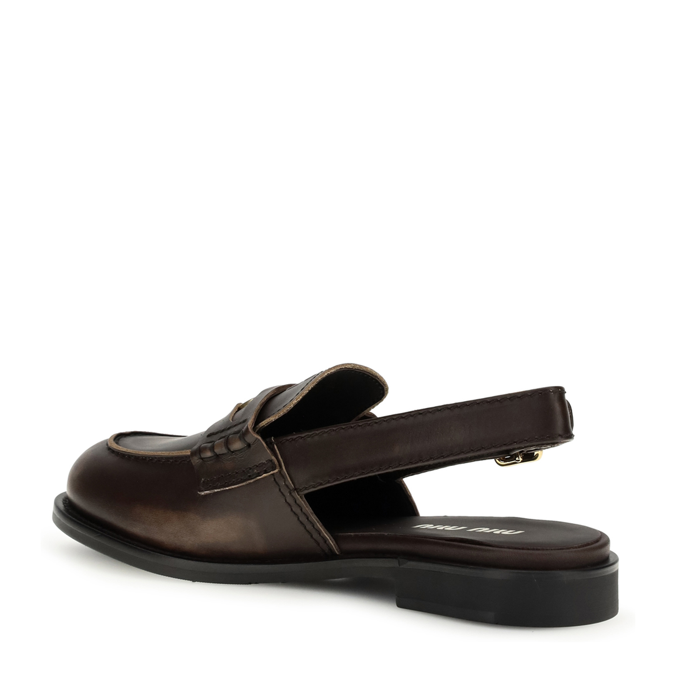 Buckled Leather Loafers - Image 3