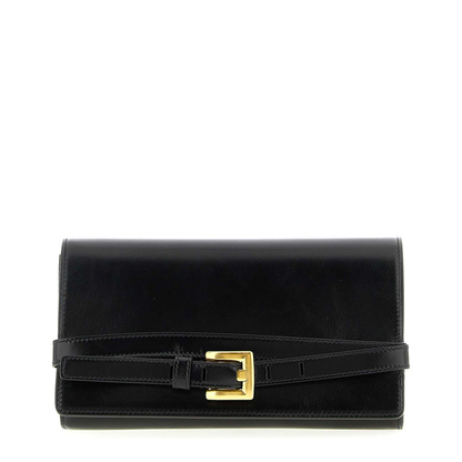 Shuffle Calfskin Wallet-On-Chain - Black - Image 2