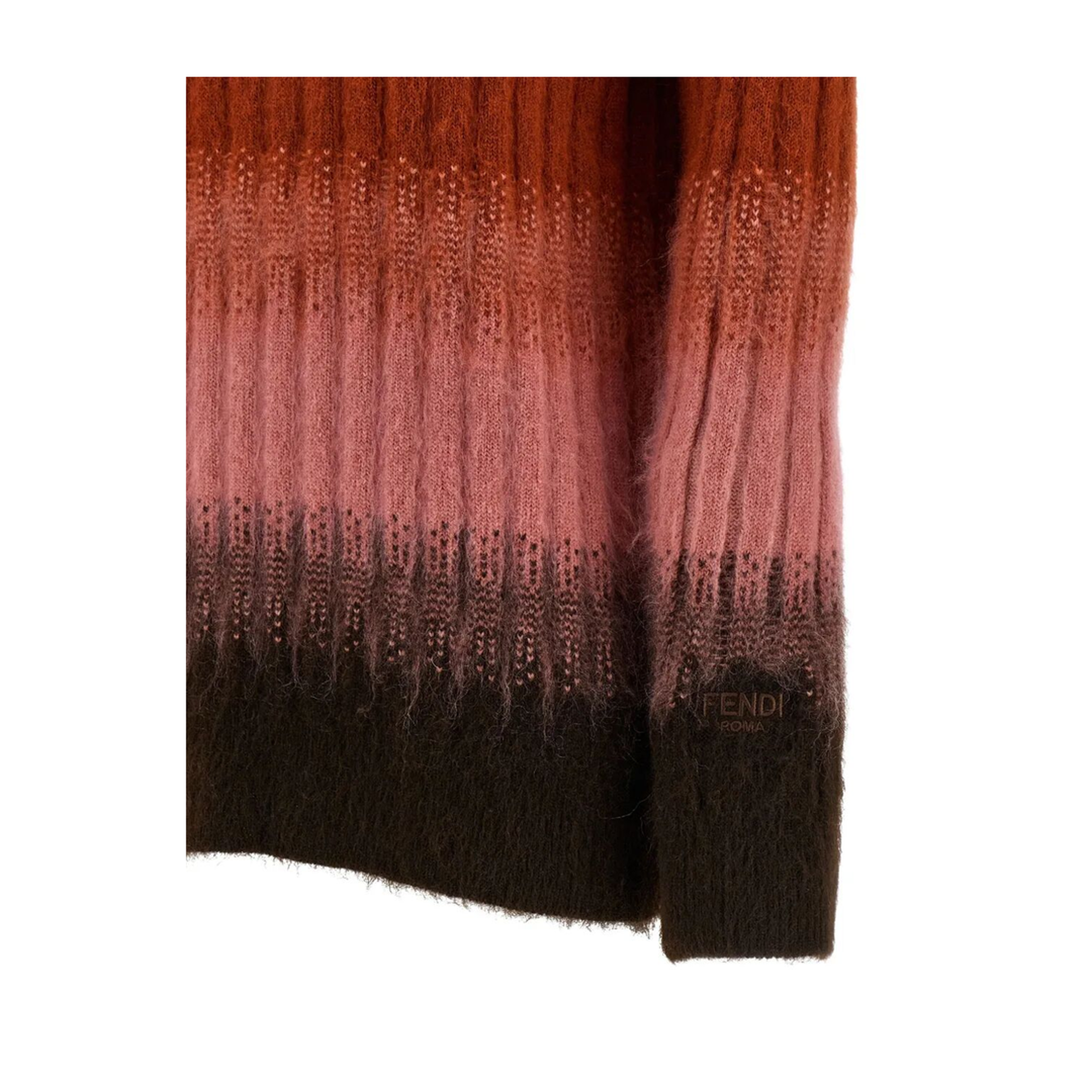 Gradient Mohair and Wool Fitted Jumper - Image 3