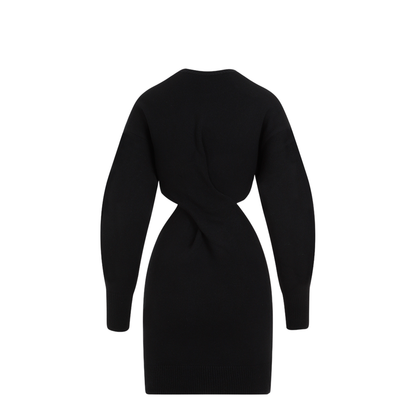 Wool Mini Dress - Image 4