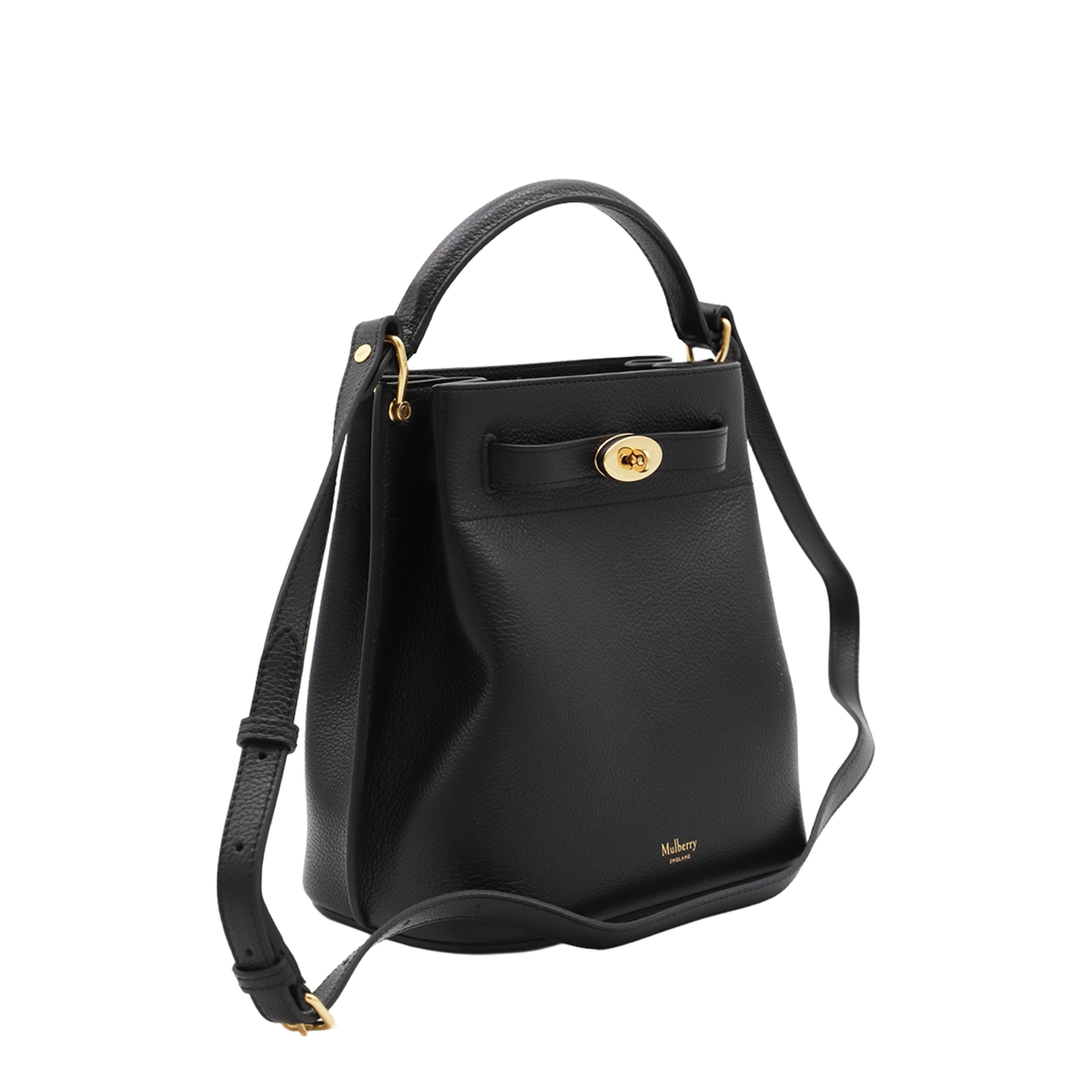 Islington Bucket Bag Small Classic Grain - Black - Image 3